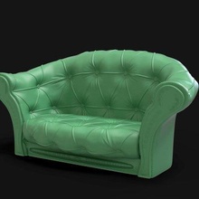 vintage sofá impressão pronto 3d modelo donshifron 3d print model - Mito3D