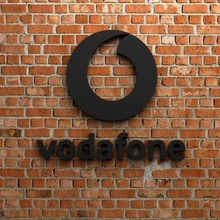 vodafone logo impresión Listo 3d modelo waelmussa 3d print model - Mito3D