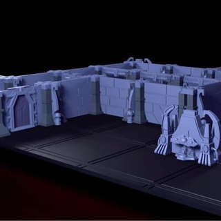 void hulk - necro lord tomb set 01 3d print model deathscythe124 3d print model - Mito3D
