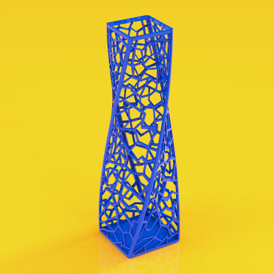 voronoi florero 3dsldworks 3D print model - Mito3D