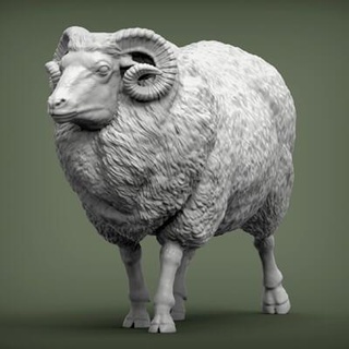 walking ram 3d print model alexander3dart 3d print model - Mito3D