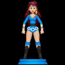 wendi juez casco Hogans rock lucha impresión Listo 3d modelo juguetes tontos 3d print model - Mito3D
