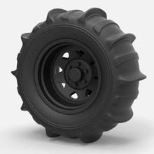 roue sable impression prêt 3d modèle 3d print model - Mito3D