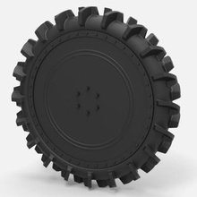 wheel swamp buggy print ready 3d model 3d print model - Mito3D