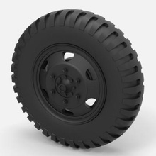 roue camion impression prêt 3d modèle 3d print model - Mito3D