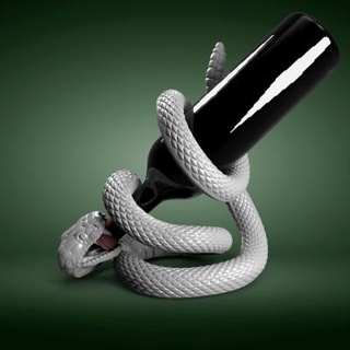 vino titolare supporto serpente 3d Stampa modello maplusema 3d print model - Mito3D