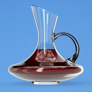wine jug 3dsldworks 3d print model - Mito3D