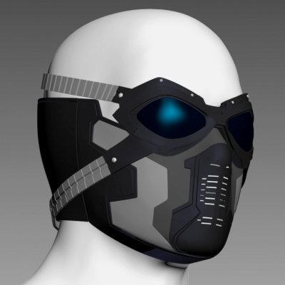 winter soldier mask - 3d print model cheriloyet 3D print model - Mito3D