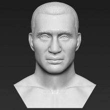 wladimir klitschko bust print ready 3d model here printing current size 5 cm height but you free scale it zip file contains obj stl created zbrushif have any questions please don't hesitate contact me respond asap encourage check my other celebrity models 3d print model - Mito3D