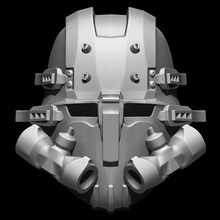 Wolfenstein Benutzerdefiniert Helm drucken bereit 3d Modell 3d print model - Mito3D
