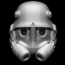wolfenstein fanteria 46 casco Stampa pronto 3d modello 3d print model - Mito3D