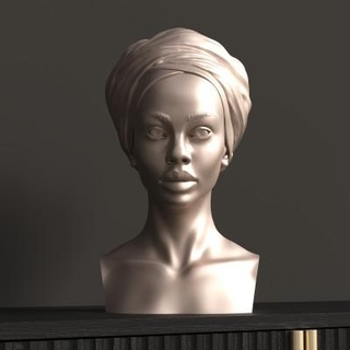 femme buste vase sofi art 3d print model - Mito3D