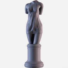 donna torso Stampa pronto 3d modello alex studi 3d print model - Mito3D
