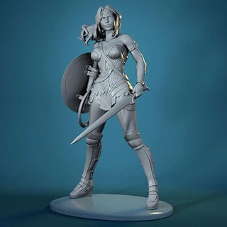 maravilha mulher 3d impressão modelo 3dprintingdesigner 3d print model - Mito3D