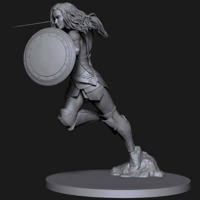 wonder woman - 3d print model lisahenniga 3D print model - Mito3D