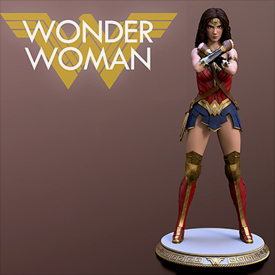 wonder woman griswuld 3D print model - Mito3D