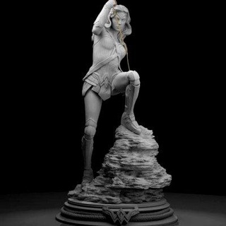 wonder woman statue - 3d print model cheriloyet 3d print model - Mito3D