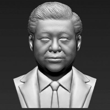 xi jinping bust print ready 3d model here president china printing current size 5 cm height but you free scale itzip file contains obj stlthe created zbrush 3d print model - Mito3D