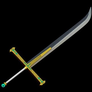yoru espada mihawk arma Alto qualidade 1 peça la 3d impressão modelo blackstar90 3d print model - Mito3D