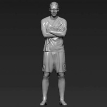 zlatan ibrahimovic galaxy print ready 3d model here printing scale 1 10 - 195 mm height but you can adjust size want zip file contains obj stl created zbrushif have any questions please don't hesitate contact me respond asap encourage check my other celebrity models 3d print model - Mito3D