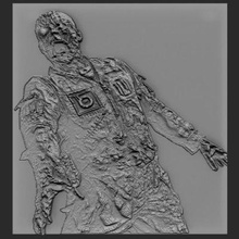 zombie relief - print ready 3d model elitemodelry 3d print model - Mito3D