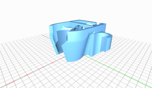 ezfan shroud rostock max platform 3D print model - Mito3D