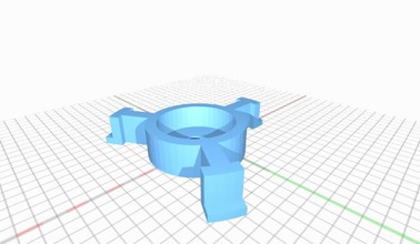 3d filament spool centering element center 3d print model - Mito3D