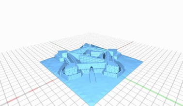 castle good hope fort capetown capeofgoodhope military 1670 17thcentury buildings 3d print model - Mito3D