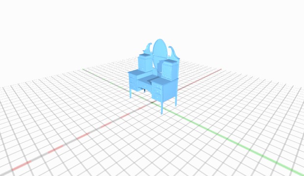 vestirsi tavolo 3d modello tovaglia 3D print model - Mito3D