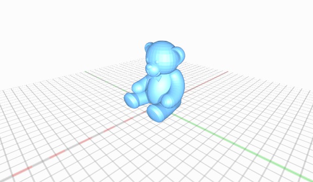 teddy bear toy kid friendly figure statue 3D print model - Mito3D