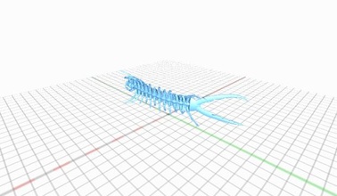 mechanical centipede robot robotics insect 3d 3d print model - Mito3D