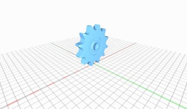 chain tensioning wheel 3d print model - Mito3D