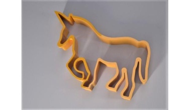 unicorn cookie cutter household kitchen baking cakes cookiecutter 3d printing 3d print model - Mito3D