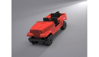 jeep cj7 toy 3d 3dfindit printing vehicle automotive 3d print model - Mito3D