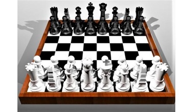 chess board 3d 3dfindit game printing 3d print model - Mito3D
