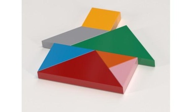 tangram game puzzle 3d printing 3d print model - Mito3D