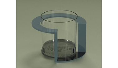 glass holder house household kitchen 3d printing 3d print model - Mito3D