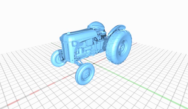 1952 modelo 8n vado tractor 3D print model - Mito3D