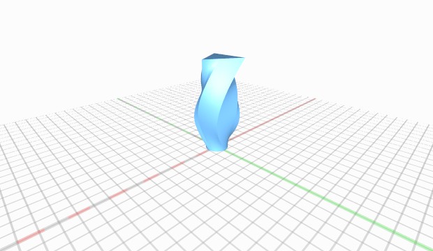 vase forme triangle carré pentagones 3D print model - Mito3D