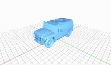 army off-road vehicle tigr-m armyoffroadvehicletigrm 3d print model - Mito3D