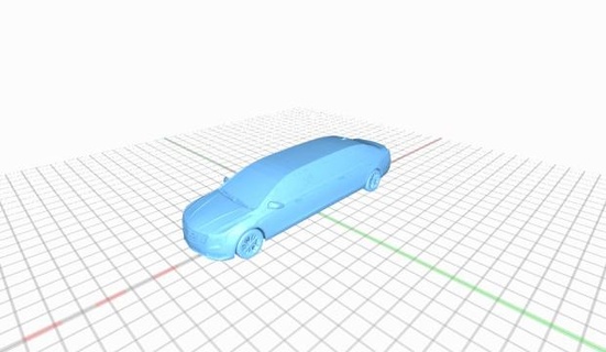 cadillac allungare limousine xts cadillacstretchlimousinexts 3d print model - Mito3D