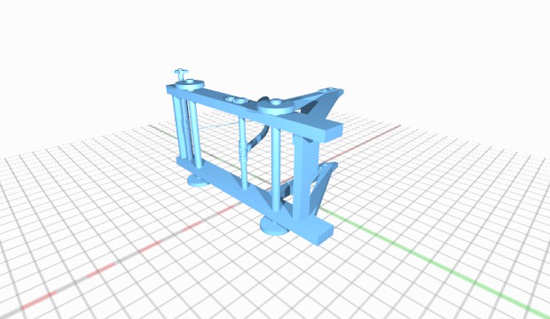 catapult 3D print model - Mito3D