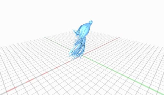 gallo joven 3d print model - Mito3D