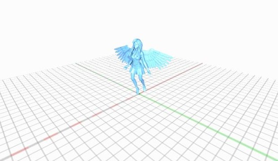 girl wings girlwithwings 3d print model - Mito3D