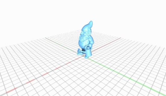 gnome watering gnomewithawateringcan 3d print model - Mito3D