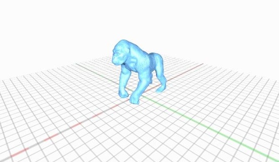 gorilla 3d print model - Mito3D