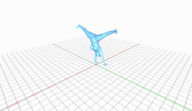 ginnasta 3D print model - Mito3D