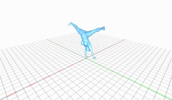 gymnaste 3d print model - Mito3D