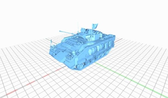infantaria blindado carro 3d print model - Mito3D