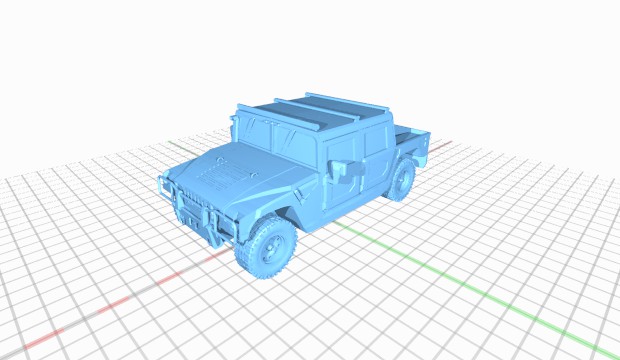 humvee 3D print model - Mito3D